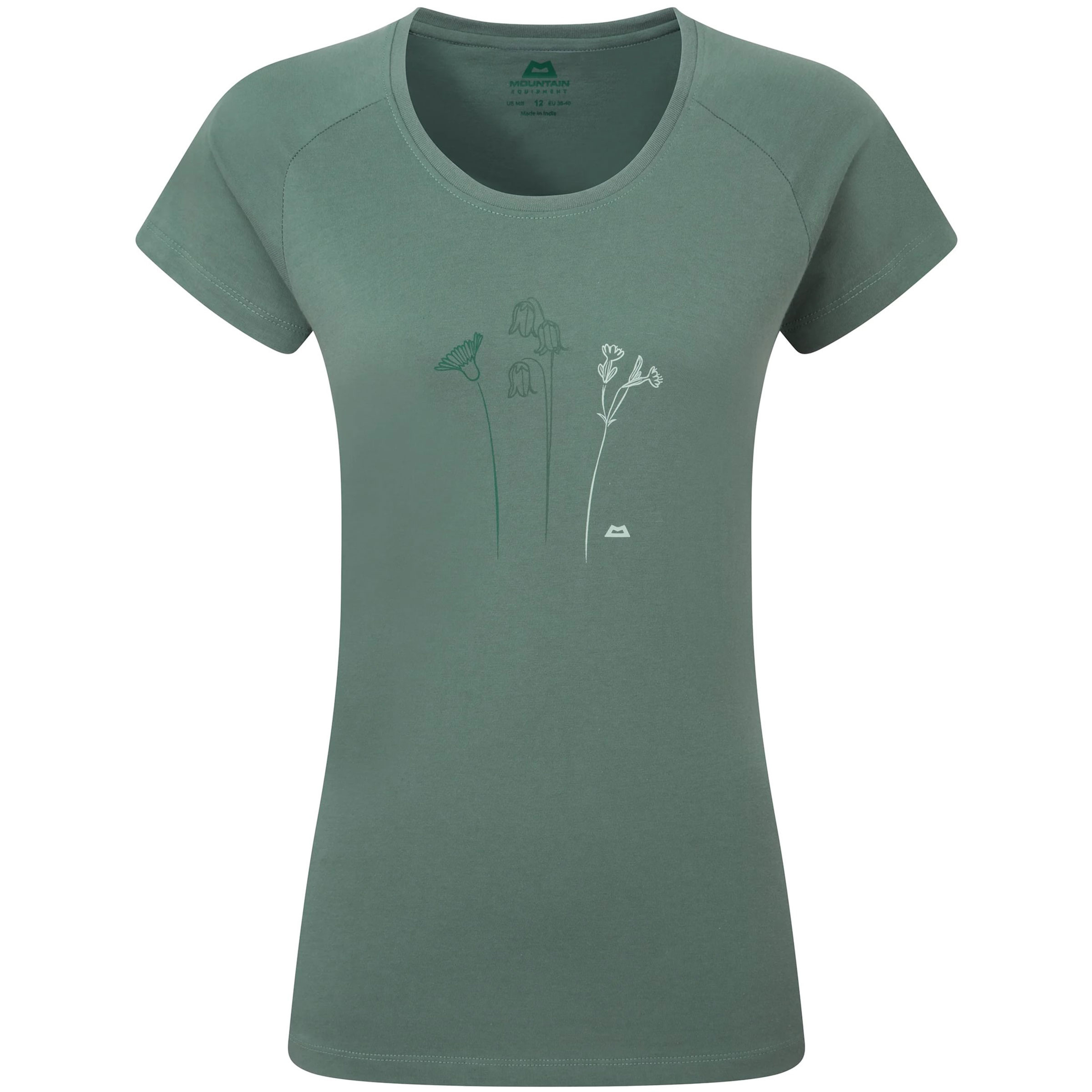 Mountain Equipment Mountain Flower Damen T-Shirts gruen Größe M Lifestyle Widerstandsfähig