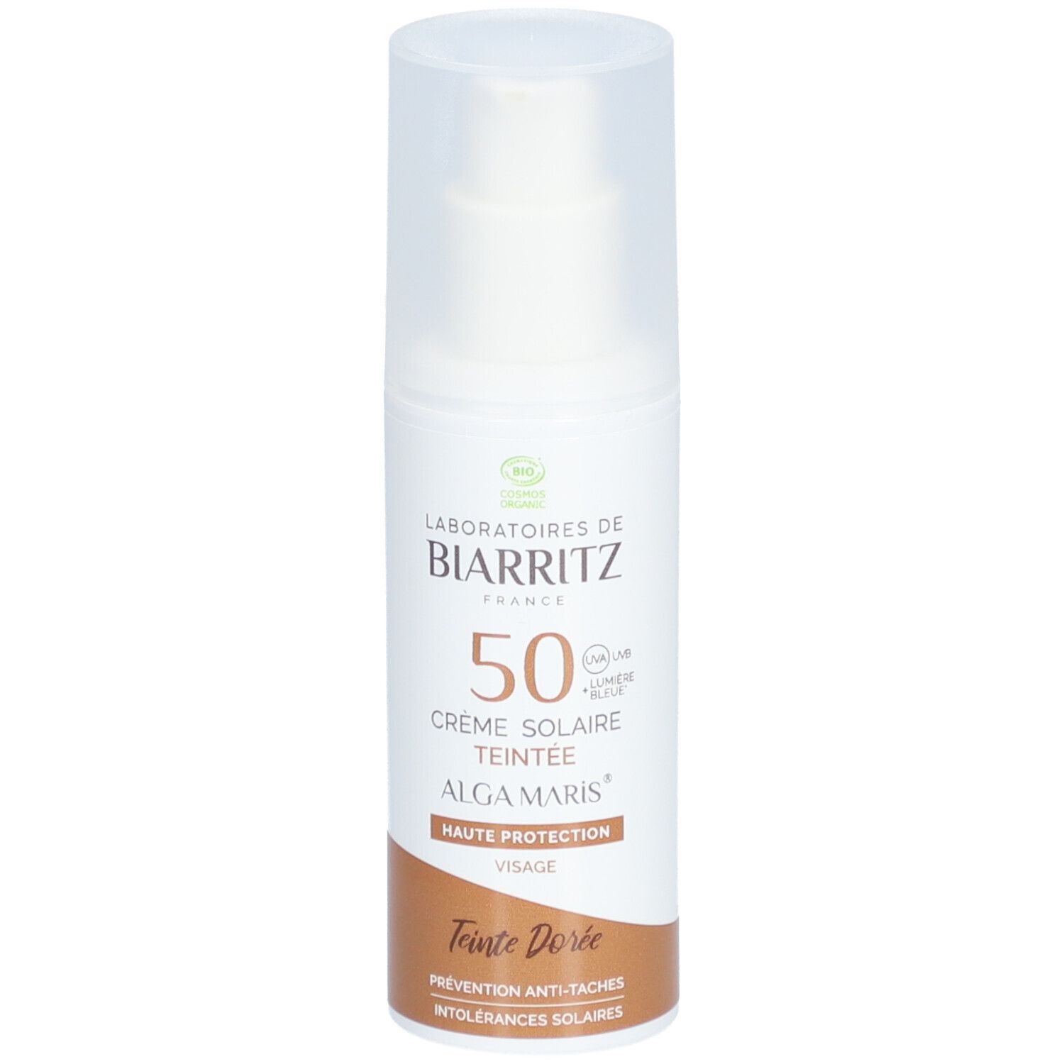 Laboratoires DE Biarritz Crème Solaire Teintée Spf50 - solaire teintée Spf50, dorée. 50 ml Make up