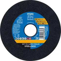 PFERD 61730121 - Trennscheibe EHT 115x1,6x22,23 mm gerade Universallinie PSF STEE