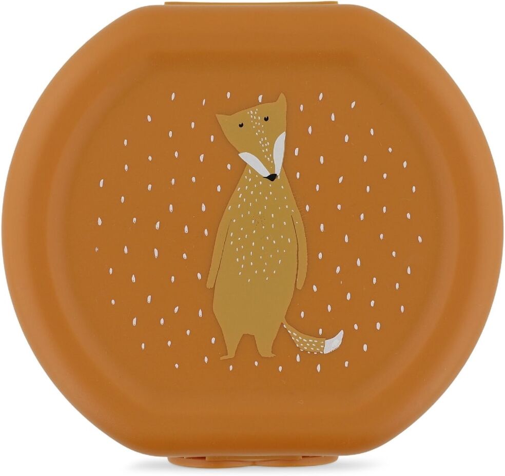 Trixie Lot de 2 boîtes à goûter à clip Orange 11x12x5cm