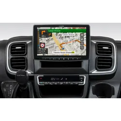 Navigationssystem INE-F904DU8 mit 9-Zoll Touchscreen für Ducato 8, 1-DIN-Einbaugehäuse, DAB+, Apple CarPlay und Android Auto Unterstützung und mehr