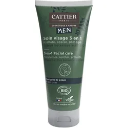 Cattier, Gesichtsreinigung, Men Gesichtspflege 3in1 Bio 50ml (Reinigungsöl, 50 ml)