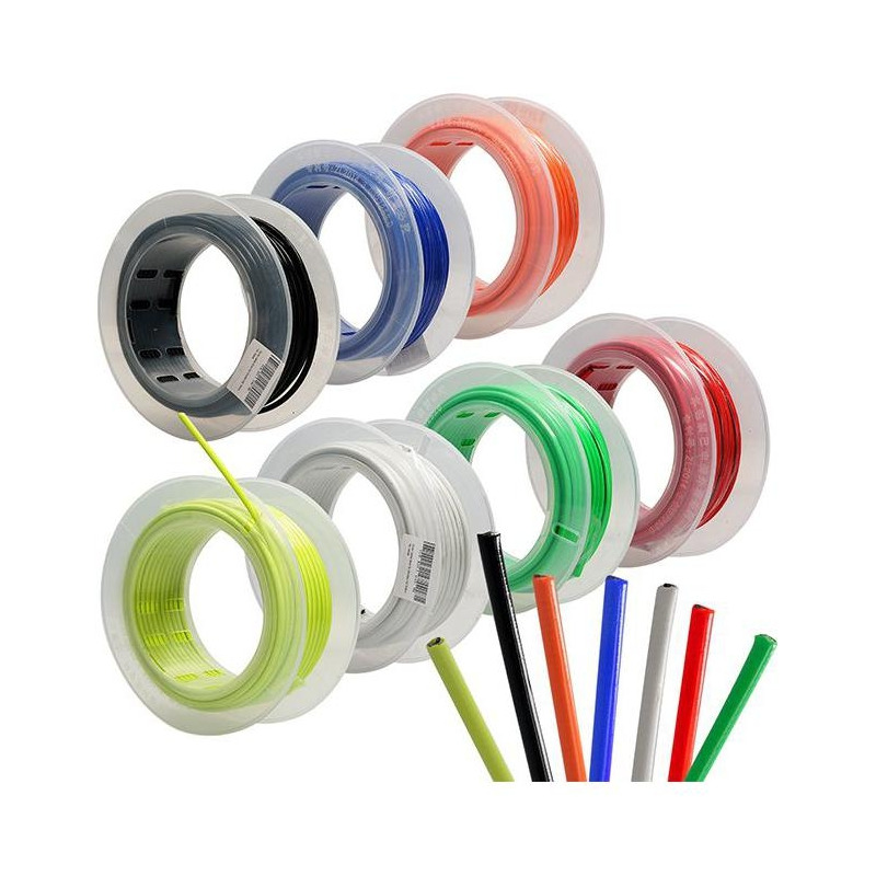Gaine de câble d'embrayage et frein Voca Racing 6 mm orange 1 M