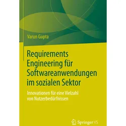 Requirements Engineering für Softwareanwendungen im sozialen Sektor, Fachbücher von Varun Gupta