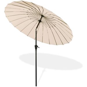 DEMA Sonnenschirm Tokio, 41276, rund, Ø 250cm, beige, neigbar