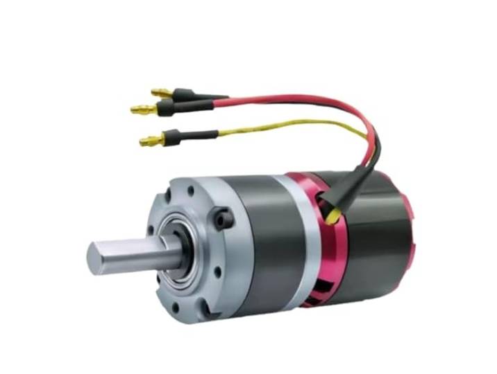 42-4250 Bürstenloser Planetengetriebemotor Photovoltaik-Panel-Reinigungsausrüstung, Steuerung des Hochleistungs(Motor x Controller,24V 9rpm)