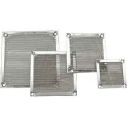 INL 33372A - Lüftergitter mit Aluminiumfilter, 140 x 140 mm