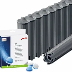 9 JURA CLARIS SMART+ (24233) / 25 Reinigungstabs (25045) - Jura Herstellergarantie, kostenlose Beratung