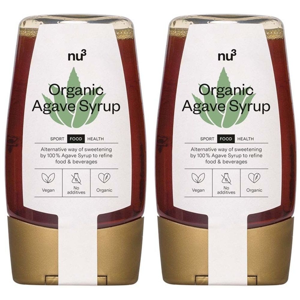 nu3 Bio Agavendicksaft Doppelpack 2x180 ml Sirup