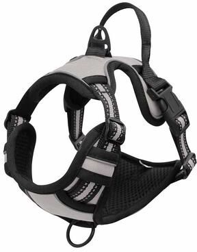 Uplifted Finds Heavy Duty No Pull Reflective Adventure Harness grey s