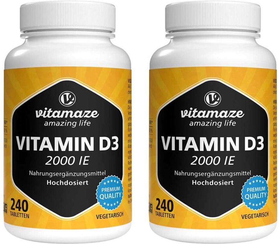 Vitamaze Vitamin D3 2.000 IE Tabletten vegetarisch
