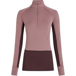 Icebreaker W Merino 260 ZoneKnit LS Half Zip XS Java/Summit