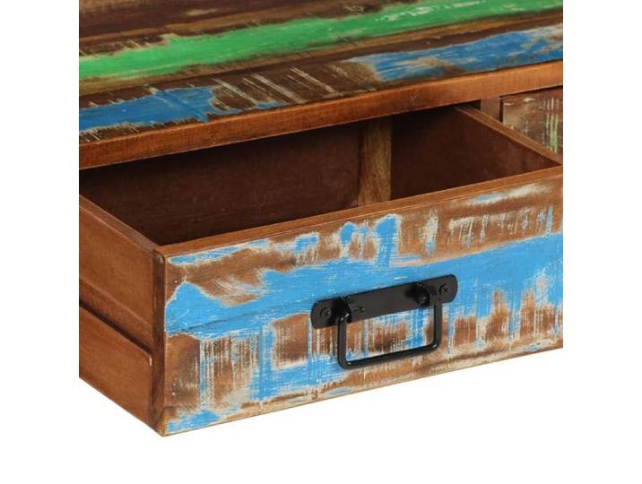NEUF Armoire TV - Brun - Meuble TV - TABLE TV - 120x30x45 cm - Bois massif de récupération TT3256