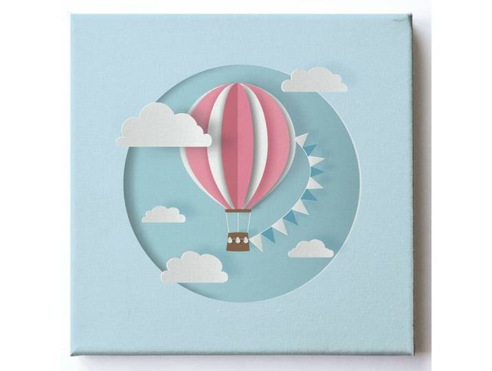 Leinwandbild 3D Heissluftballon