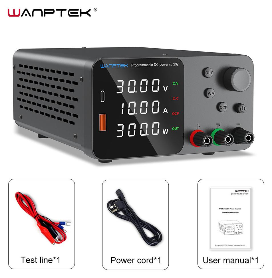 Selius DC Voeding Verstelbaar - 30V 10A - Compact voor Lab en Werkbank