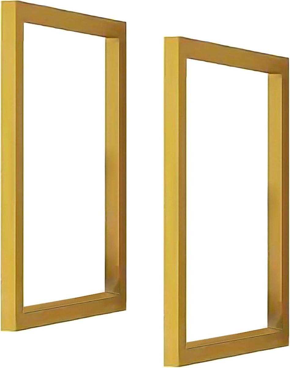 Gouden zwevende plankbeugel voor wandmontage, 30 x 50 cm