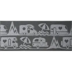 Arisol Master Camp Wohnraumteppich 50 x 150 cm grau