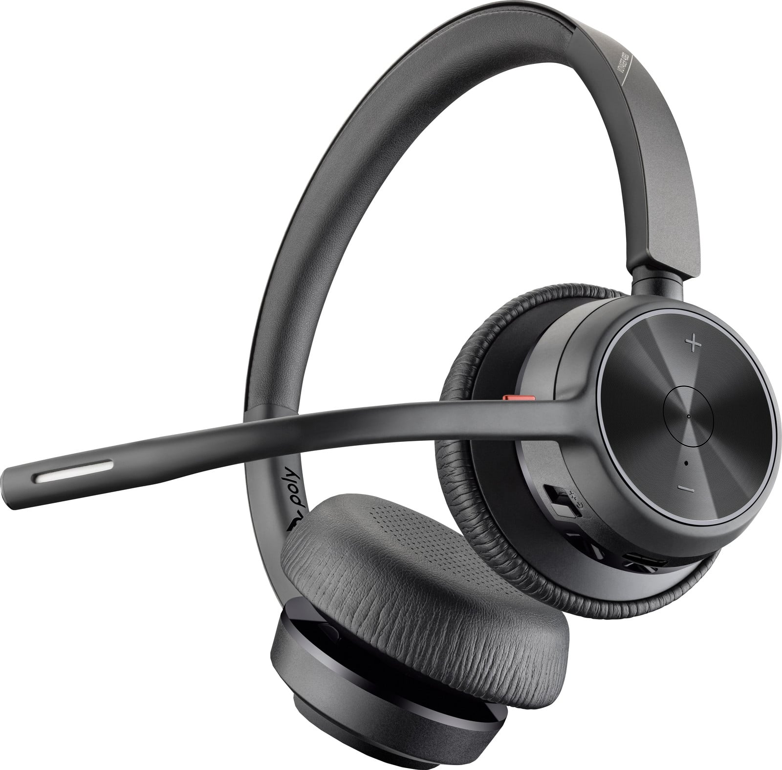 Poly Voyager 4320 USB-A draadloze headset met BT700-dongle, zwart