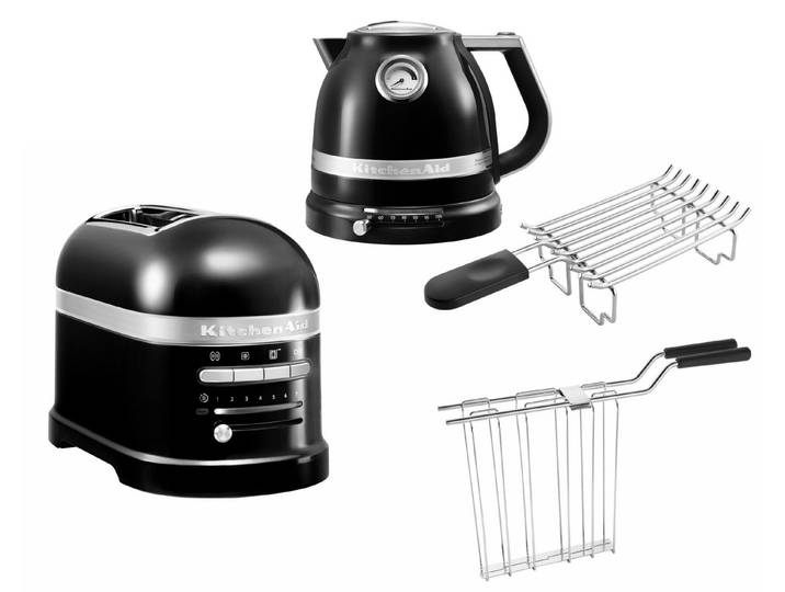 KitchenAid Toaster KitchenAid Artisan Wasserkocher, 2 Scheiben Toaster, Brötchenaufsatz