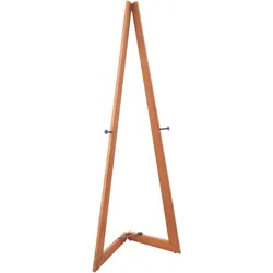 SPRINTIS Mobile Staffelei Holz, braun, 150 x 57 cm, kompakte Reisestaffelei aus Buchenholz für Malerei, Atelier und Hochzeit mit 5 verschiedenen Höhen