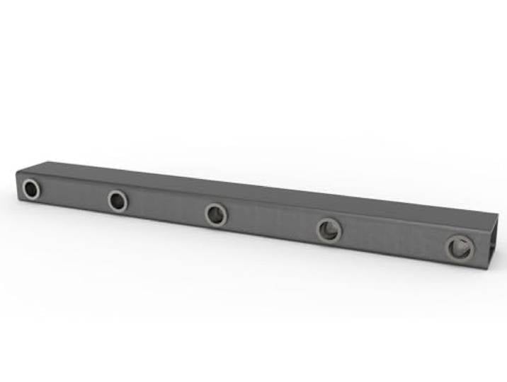 Joma-Tech Zinkenträger mit eingeschweißten Hülsen / Buchsen in 870 mm Arbeitsbreite für Radlader, Teleskoplader, Schlepper und Hoflader