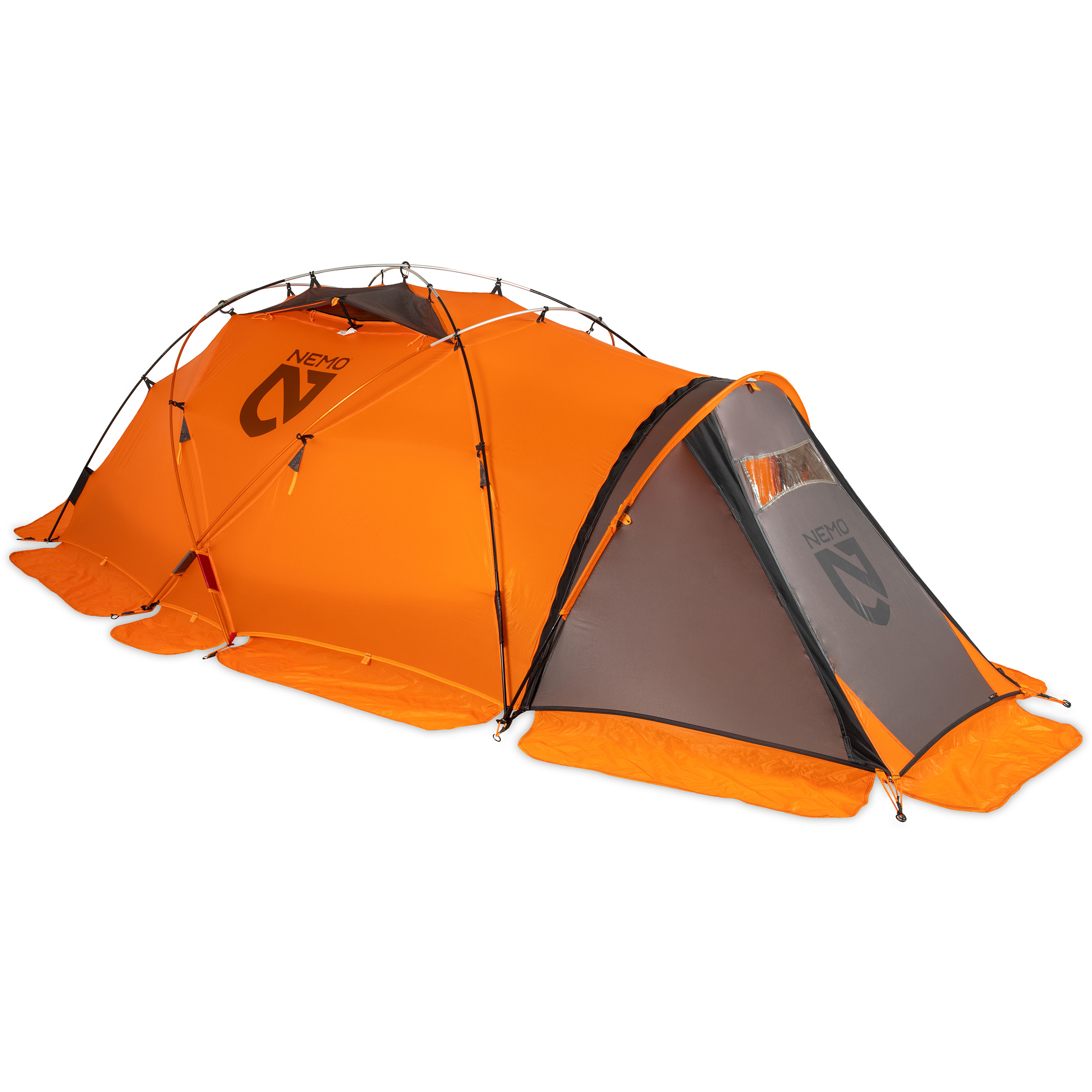 Nemo Equipment Chogori 2P Zelt 1-4-Personen-Zelte orange Camping