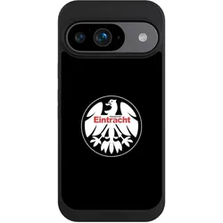 Nivocase Handyhülle für Google Pixel 9 Hülle NIVOpure Case Schwarz Eintracht Frankfurt Offizielles (Google Pixel 9), Smartphone Hülle, Schwarz