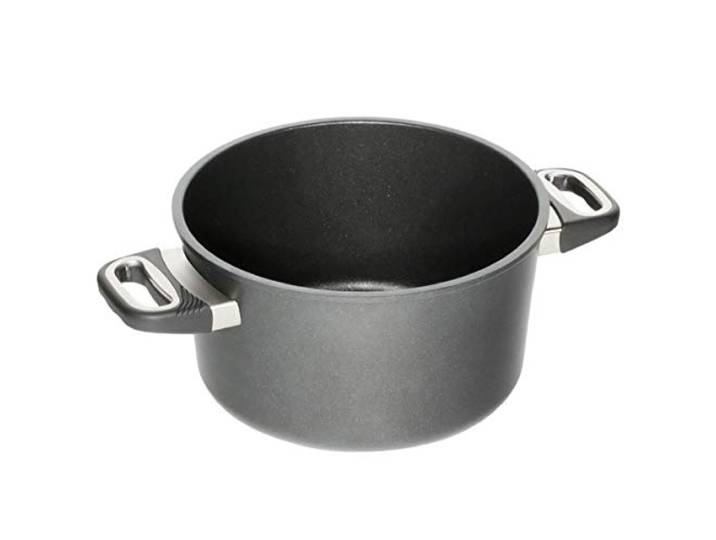AMT Gastroguss Kochtopf 24 cm Ø, 14 cm hoch, nicht induktionsgeeignet, Lotan® Antihaft-Veredelung, Gusspfanne (Aluguss), AMZN-924