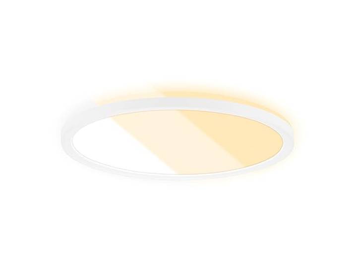 BRILONER - Plafonnier LED\, Plafonnier Salon\, plate\, Plafonnier Chambre\, Panneau LED\, Luminaire\, Réglage de la couleur de la lumière\, Rétroéclairage\, Blanc
