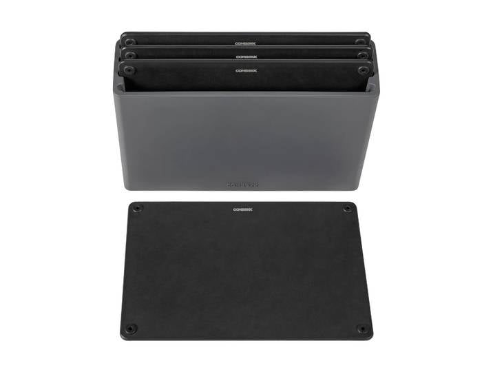 Combekk Set de planches à découper Combekk, 5 pièces Black-black