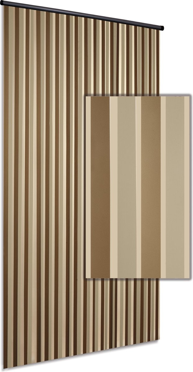 DEGOR Vliegengordijn Linten High Quality - goud/creme - B: 90 cm, H: 220 cm