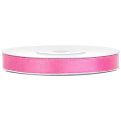 30x Satinband, rosa, 6mm/25m