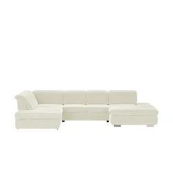 Lounge Collection Wohnlandschaft mit verschiedenen Funktionen Spencer ¦ creme ¦ Maße (cm): B: 382 H: 102 T: 260.0