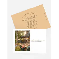 Einladungen zum Sommerfest selbst gestalten mit Spruch und Fotos im Onlinedesigner bei Meine-Kartenmanufaktur.de