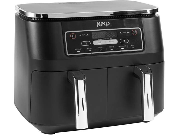 NINJA Heißluftfritteuse Foodi Dual Zone AF300EU, 2400 W, 2 Zonen & 6 Programmen