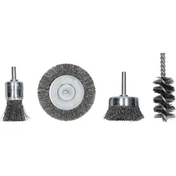 BOSCH Drahtbürsten-Set 4 tlg