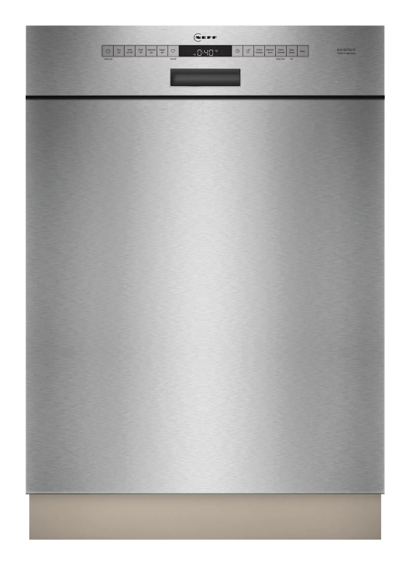 Neff N50 S125EBS03D 60 cm Geschirrspüler Unterbau Sehr leise 13 Maßgedecke aquaStop Funktion Wärmetauscher