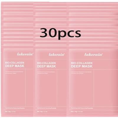 Uplift Picks Bio Collagen Real Deep Hydrating Overnight Hydrogel Face Mask 30 Pcs