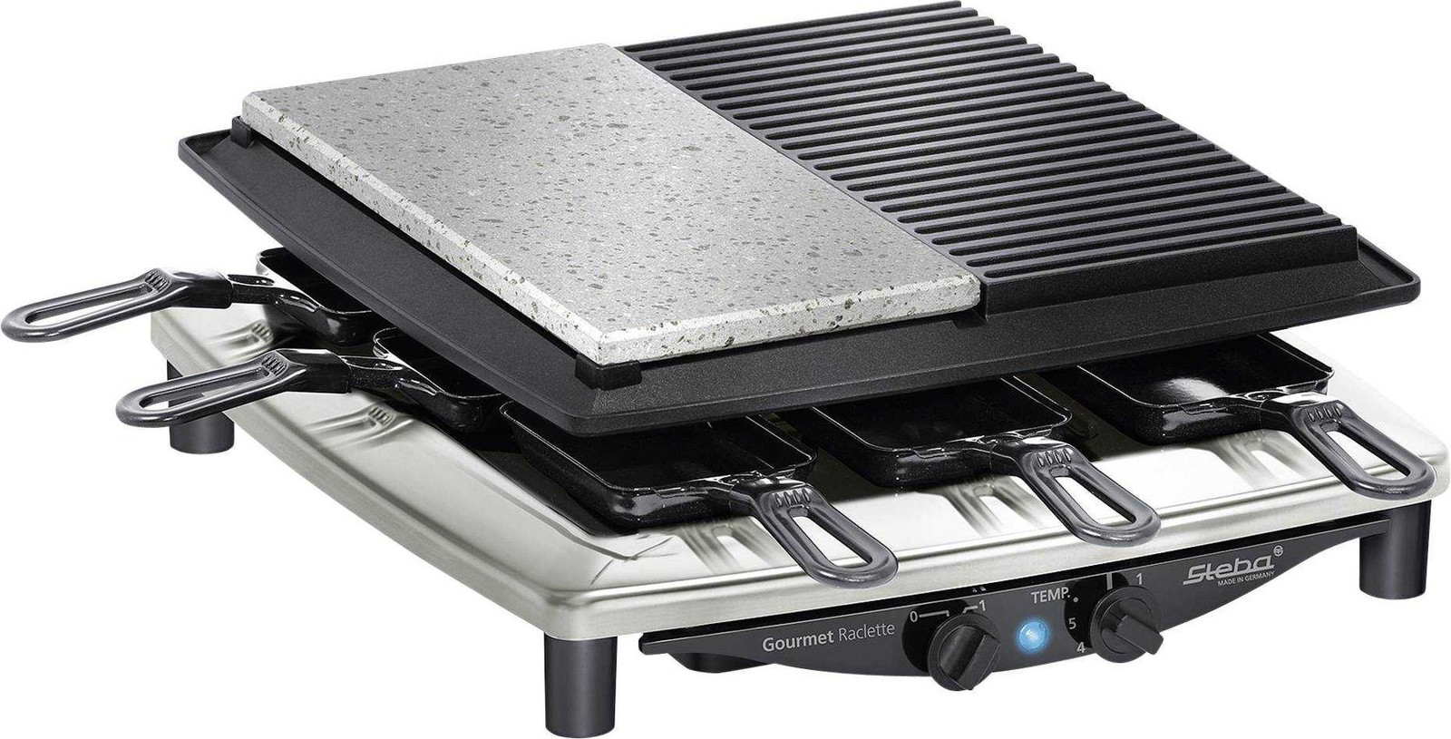 STEBA Raclette RC 4 plus deluxe chrom