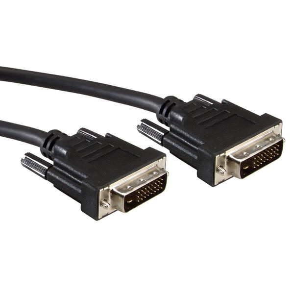 VALUE Monitorkabel DVI 2 m schwarz 11.99.5525