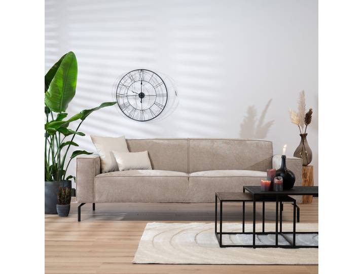 Bronx71 Sofa 3-Sitzer Kansas Stoff taupe