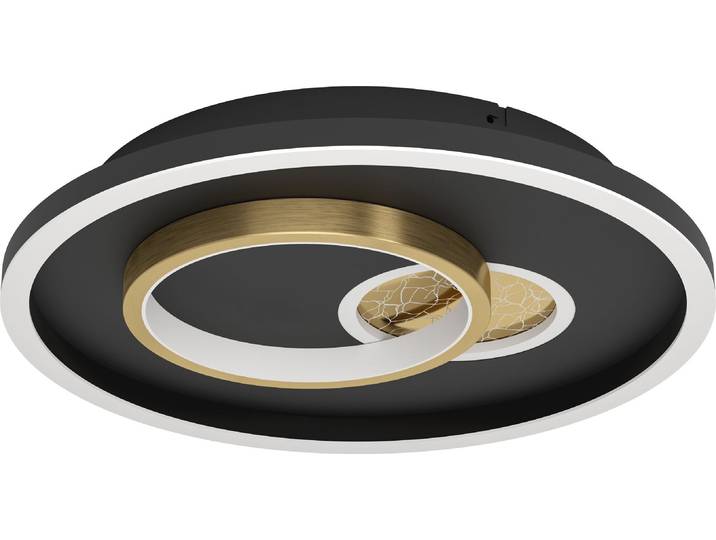 EGLO TIRIOLO wall/, LED, 4000 K, 2850 lm, IP20, Schwarz, Gold
