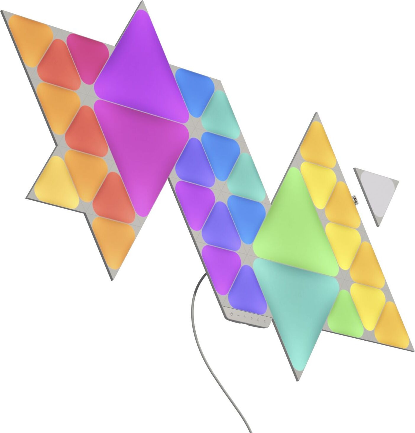 Nanoleaf Shapes Starter Kit LED Accent Verlichting met 32 Driehoek en Mini Panelen