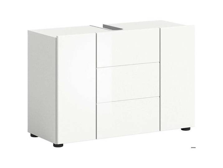 Meuble de salle de bain Vira Xonox - Melamine blanche - 82x56x34 cm