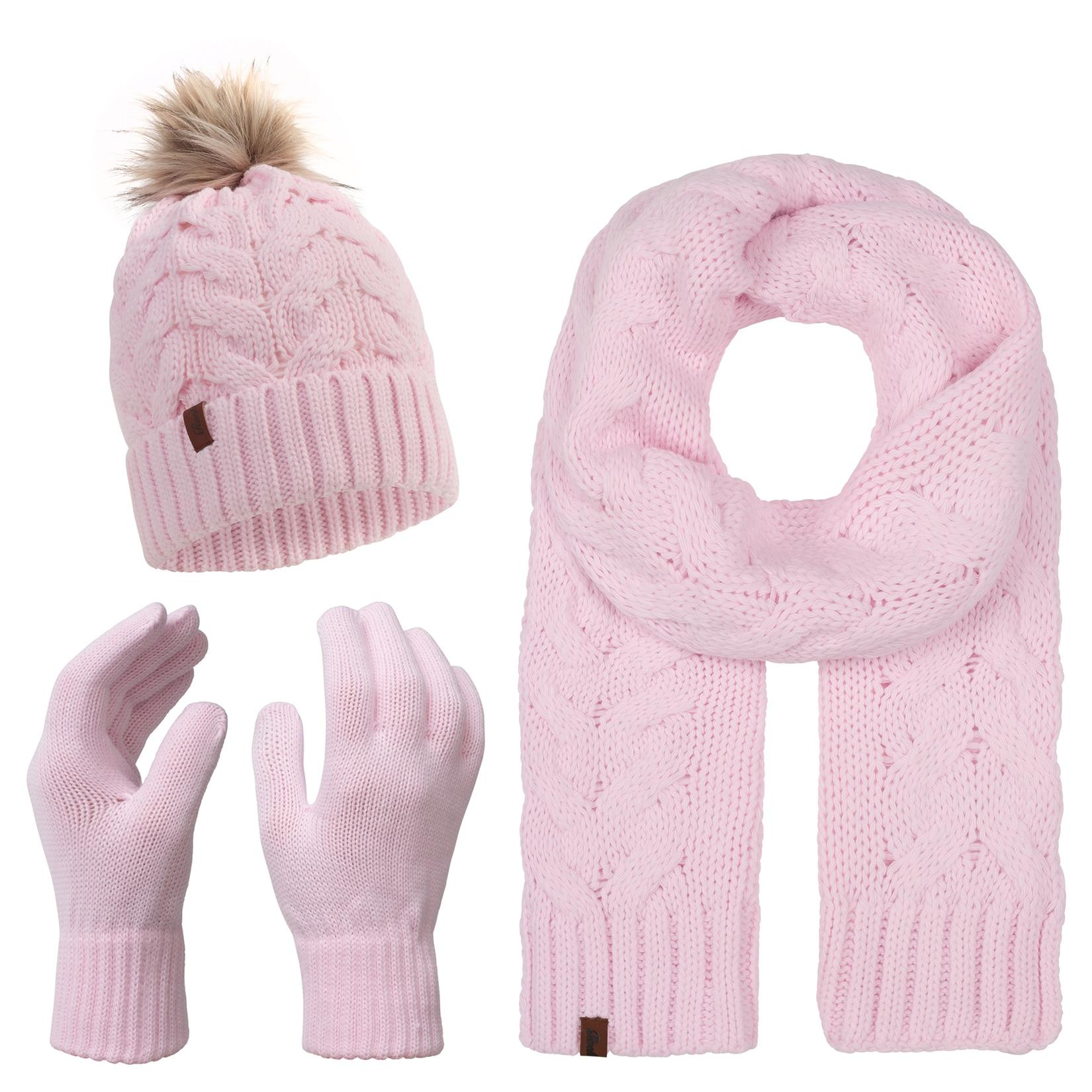 Rock Creek Schal Mütze Handschuhe Set Winterset