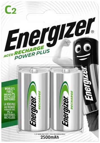 Energizer Power Plus HR14 Baby (C)-Akku NiMH 2500 mAh 1.2V 2St.
