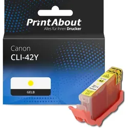 Druckerpatrone kompatibel mit Canon CLI-42Y - Gelb