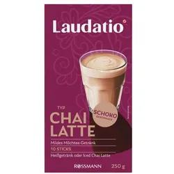 Laudatio Getränkepulver-Sticks »Chai Latte - Schoko« 10 Portionen braun