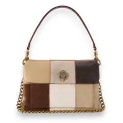 Kurt Geiger für Damen. 5851749129 Beige Ledertasche Celia (OSFA), Lässig
