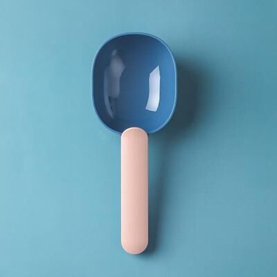 United Premium Pet Food Scoop & Cat Feeding Spoon Easy Dog & Cat Feeding Tool indigo+pink